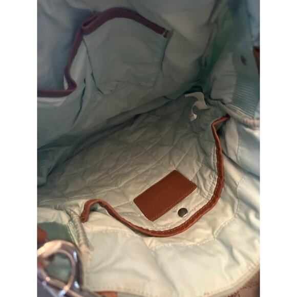 Ecoalf Blue Purse Utility Bag Multiple Zip Pockets Detachable Shoulder Strap - Picture 5 of 8